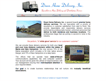 Tablet Screenshot of dhdelivery.com